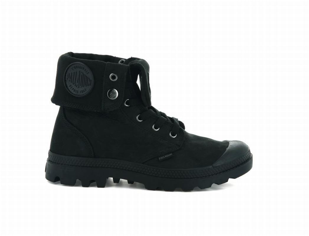 Palladium Pampa Baggy Nubuck Muške Čizme Crne ||KS9815027||